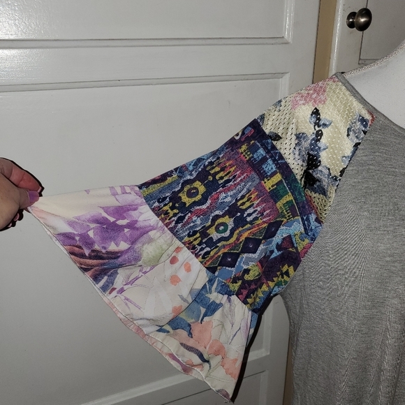 Egs by Eloges Women's Ruffle Sleeve Tunic - Picture 6 of 12